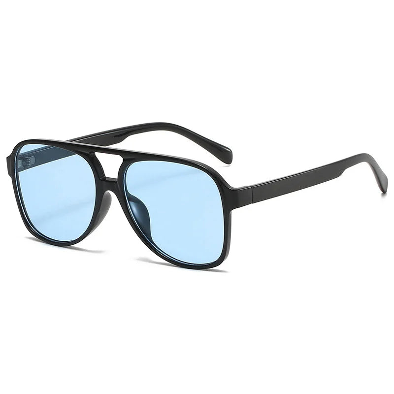Vintage Oversized Sunglasses Woman Fashion Brand Big Frame Sun Glasses Female Candy Colors Ins Style Aviation Oculos De Sol