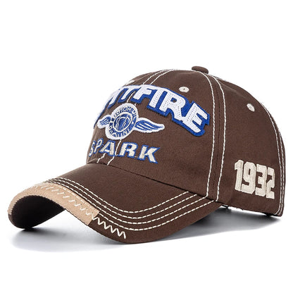 New Unisex Cap Letter Embroidery Cotton Baseball Cap Casual Outdoor Adjustable Cap For Women Men Fashion Street Hat
