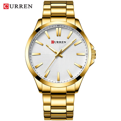 Orologio da uomo CURREN – Modello di lusso, impermeabile, stile militare, in acciaio inossidabile – Orologio da polso sportivo (cod. 8322)