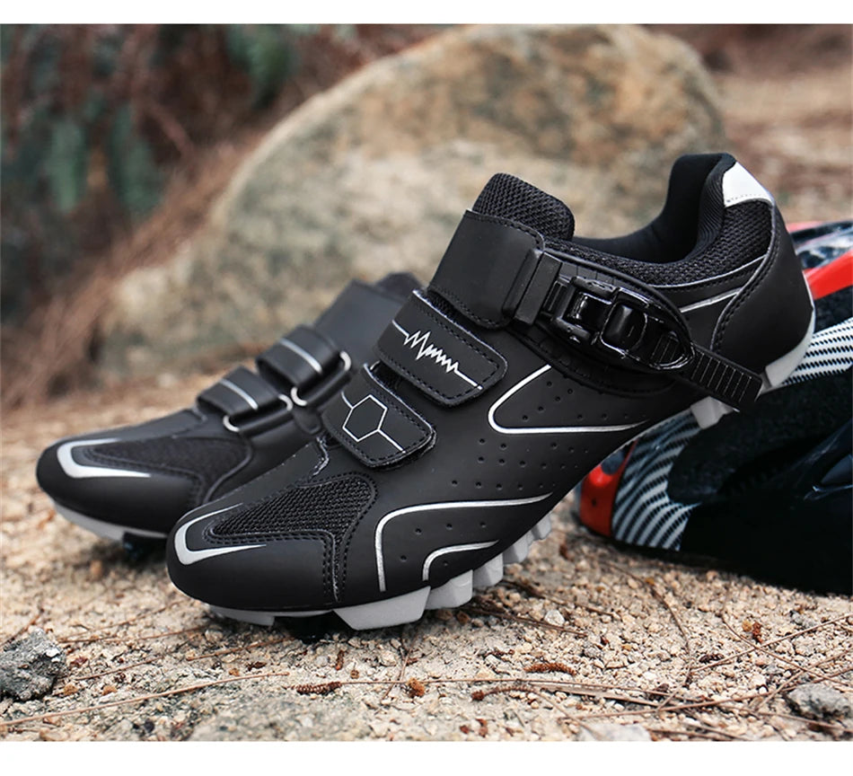 Professionelle selbstsichernde Fahrradschuhe für den Outdoor-Einsatz, MTB-Pedale, Fahrradschuhe, rutschfeste Sneaker, Rennradschuhe, SPD-Cleat-Schuhe