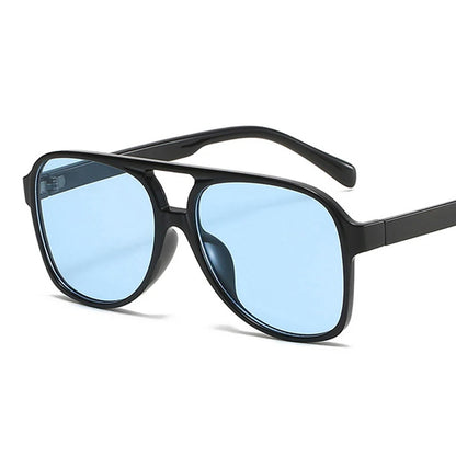 Vintage Oversized Sunglasses Woman Fashion Brand Big Frame Sun Glasses Female Candy Colors Ins Style Aviation Oculos De Sol