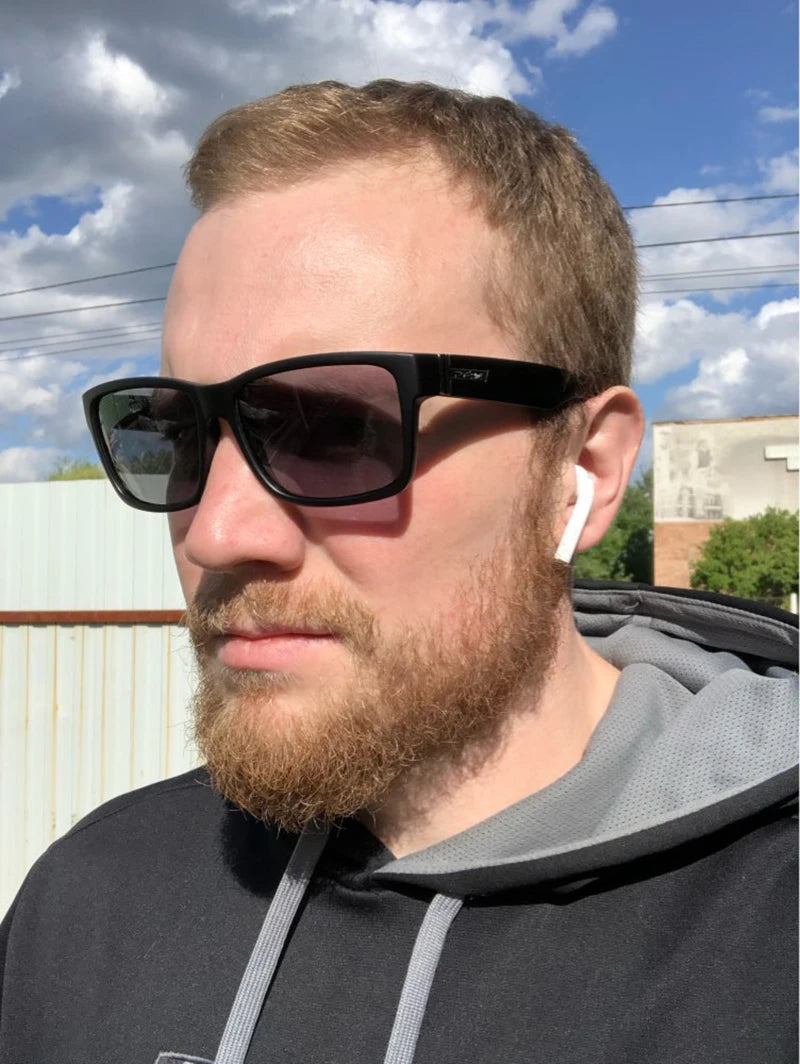 KDEAM Revamp Of Sport Men Sunglasses Polarized Shockingly Colors Sun Glasses Outdoor Driving Photochromic Sunglass With Box