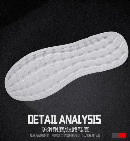 Men's Casual Sneakers Skateboarding Shoes PU Flats Shoes Students Outdoor Sneakers Street Shoes Lace Walking Shoes Plus Size 48