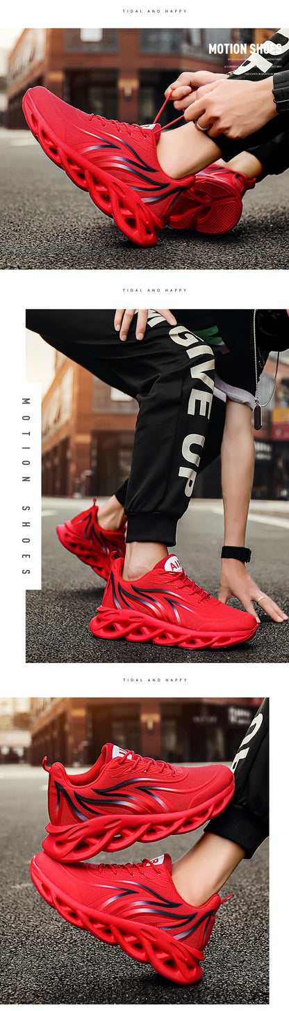 Chaussure sociale homme maille respirant confortable course chaussures de marche en plein air hommes chaussures de sport Zapatos Hombre 2025 meilleure vente