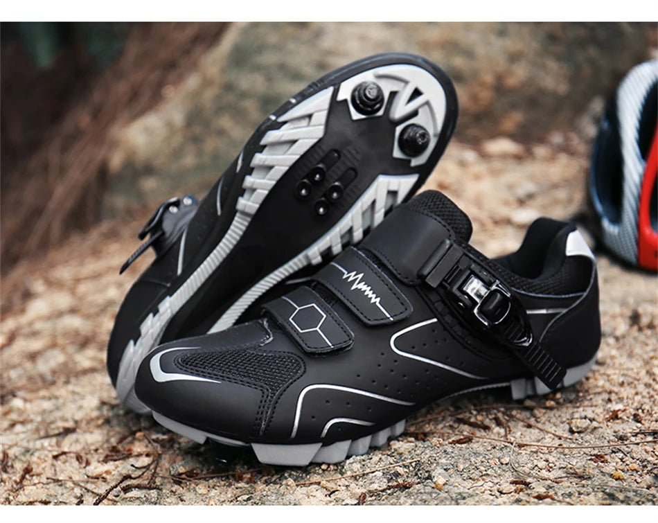 Professionelle selbstsichernde Fahrradschuhe für den Outdoor-Einsatz, MTB-Pedale, Fahrradschuhe, rutschfeste Sneaker, Rennradschuhe, SPD-Cleat-Schuhe