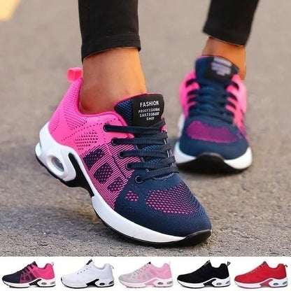 Damen-Laufschuhe, atmungsaktive Freizeitschuhe, leichte Outdoor-Sportschuhe, Freizeitschuhe zum Spazierengehen, Sneaker, Tenis-Feminino-Schuhe