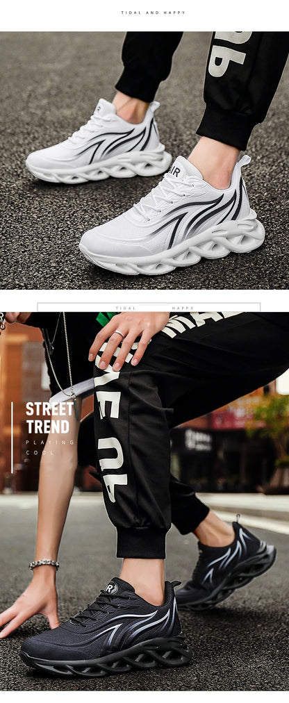 Chaussure sociale homme maille respirant confortable course chaussures de marche en plein air hommes chaussures de sport Zapatos Hombre 2025 meilleure vente