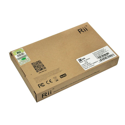 Original Rii X1 2.4GHz Mini-Wireless-Tastatur Englisch/RU/ES/FR mit Touchpad für Android TV Box/PC/Laptop