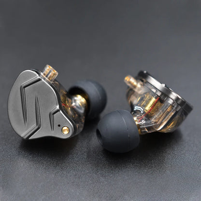 KZ ZSN Pro 1BA + 1DD technologie hybride HIFI basse écouteurs métal dans l'oreille écouteurs Bluetooth casque Sport suppression du bruit casque