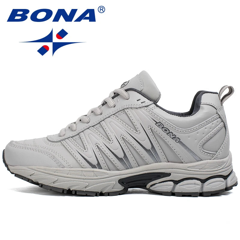 BONA – nowe, modne damskie buty do biegania, sznurowane buty sportowe, buty do joggingu i spacerów na świeżym powietrzu, wygodne trampki dla kobiet