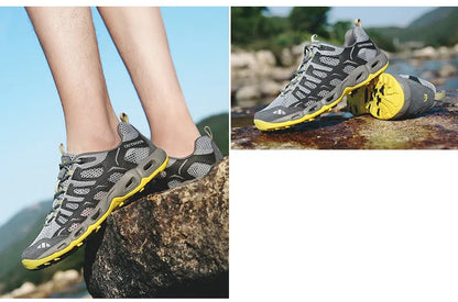 MIXIDELAI Neue Sommer-Sneaker für Herren, modische Frühlings-Outdoor-Schuhe, bequeme Herren-Freizeitschuhe aus Mesh, Größen 39–46