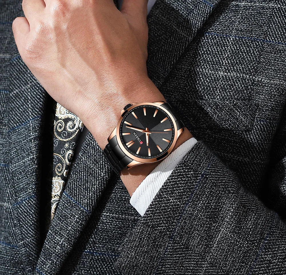 Orologio da uomo CURREN – Modello di lusso, impermeabile, stile militare, in acciaio inossidabile – Orologio da polso sportivo (cod. 8322)