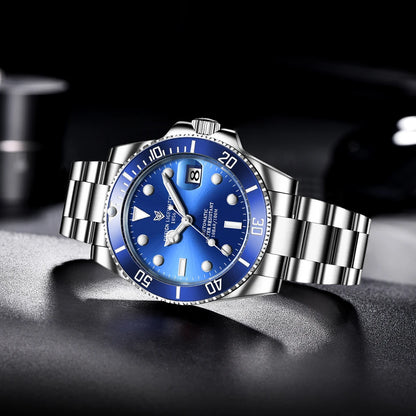 Orologi da polso meccanici da uomo LIGE, orologi da lavoro, orologi da uomo impermeabili, orologi sportivi automatici da uomo, Relogios Masculino