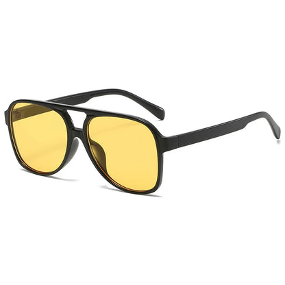 Vintage Oversized Sunglasses Woman Fashion Brand Big Frame Sun Glasses Female Candy Colors Ins Style Aviation Oculos De Sol