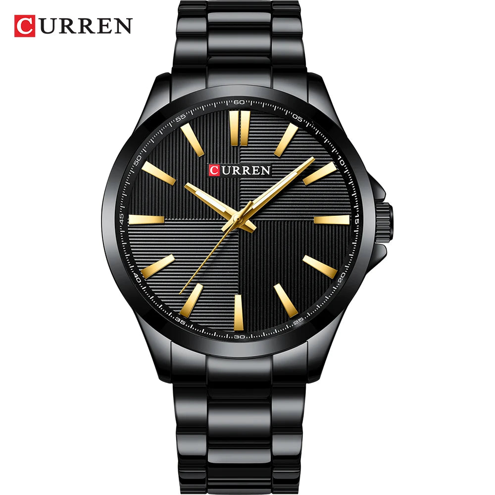 Orologio da uomo CURREN – Modello di lusso, impermeabile, stile militare, in acciaio inossidabile – Orologio da polso sportivo (cod. 8322)