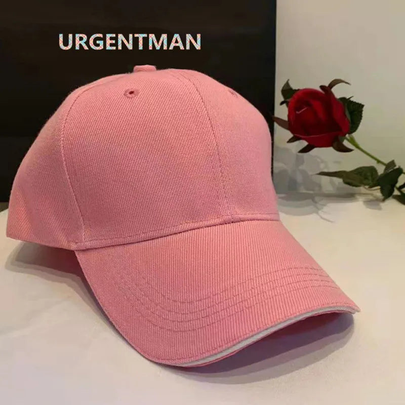 Unisex Cap Casual Acrylic Plain Baseball Cap Adjustable Hats For Women Men Hip Hop Cap Streetwear Dad Hat Wholesale