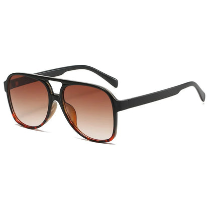 Vintage Oversized Sunglasses Woman Fashion Brand Big Frame Sun Glasses Female Candy Colors Ins Style Aviation Oculos De Sol