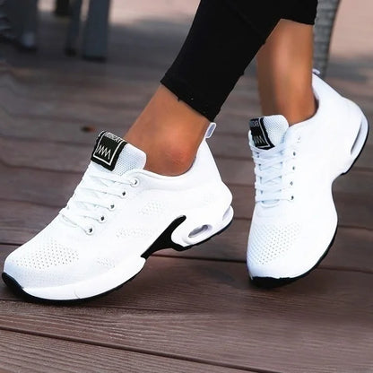 Damen-Laufschuhe, atmungsaktive Freizeitschuhe, leichte Outdoor-Sportschuhe, Freizeitschuhe zum Spazierengehen, Sneaker, Tenis-Feminino-Schuhe