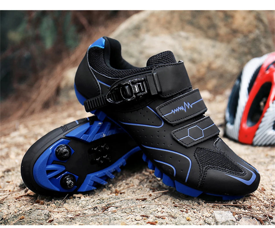 Professionelle selbstsichernde Fahrradschuhe für den Outdoor-Einsatz, MTB-Pedale, Fahrradschuhe, rutschfeste Sneaker, Rennradschuhe, SPD-Cleat-Schuhe