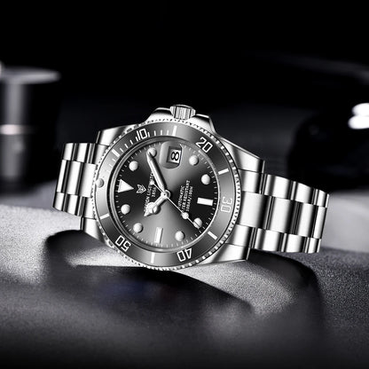 Orologi da polso meccanici da uomo LIGE, orologi da lavoro, orologi da uomo impermeabili, orologi sportivi automatici da uomo, Relogios Masculino
