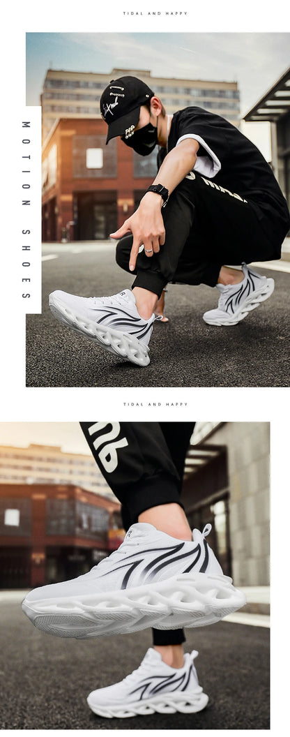 Chaussure sociale homme maille respirant confortable course chaussures de marche en plein air hommes chaussures de sport Zapatos Hombre 2025 meilleure vente