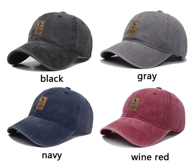 New Vintage Cotton Men Baseball Cap Hat Women Golf Caps For Women Snapback Cap Bone Summer Gorras Trucker Dad Men's Baseball Hat