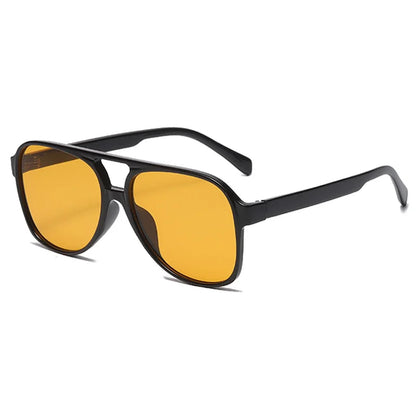 Vintage Oversized Sunglasses Woman Fashion Brand Big Frame Sun Glasses Female Candy Colors Ins Style Aviation Oculos De Sol