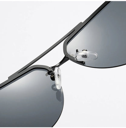 New Polarized Men Sunglasses Classic Driving Sun Glasses Metal Frame Mirror Lens Sunglasses Men/Women