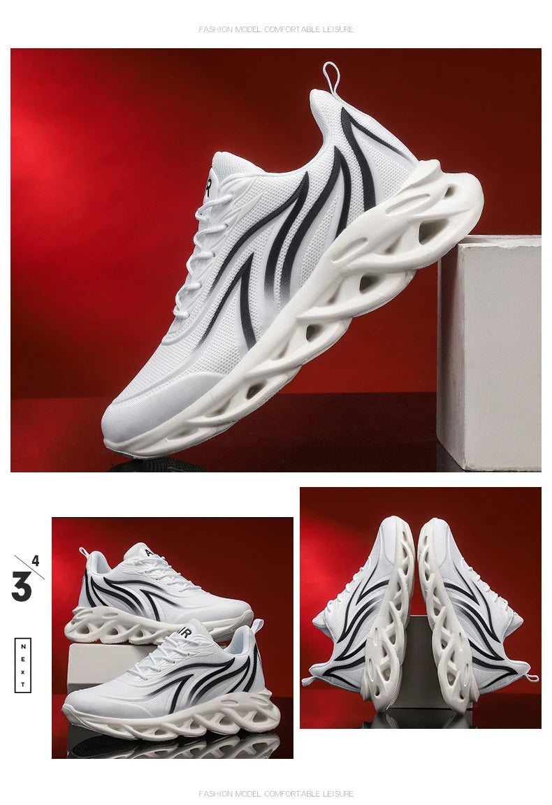 Chaussure sociale homme maille respirant confortable course chaussures de marche en plein air hommes chaussures de sport Zapatos Hombre 2025 meilleure vente