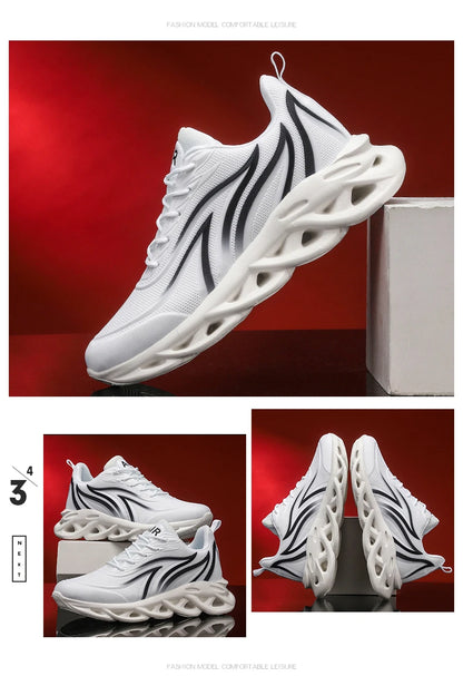 Chaussure sociale homme maille respirant confortable course chaussures de marche en plein air hommes chaussures de sport Zapatos Hombre 2025 meilleure vente