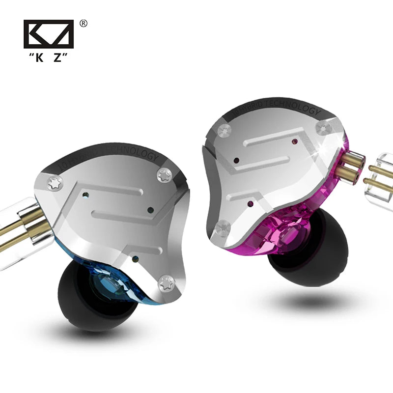 KZ ZS10 PRO écouteur intra-auriculaire 4BA + 1DD hybride HIFI métal casque Sport suppression de bruit casque KZ ZSX ZAX ASX ZST ZSN PRO ES4 AS16