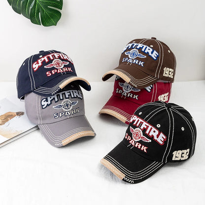 New Unisex Cap Letter Embroidery Cotton Baseball Cap Casual Outdoor Adjustable Cap For Women Men Fashion Street Hat