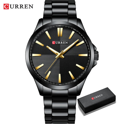 Orologio da uomo CURREN – Modello di lusso, impermeabile, stile militare, in acciaio inossidabile – Orologio da polso sportivo (cod. 8322)