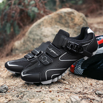 Professionelle selbstsichernde Fahrradschuhe für den Outdoor-Einsatz, MTB-Pedale, Fahrradschuhe, rutschfeste Sneaker, Rennradschuhe, SPD-Cleat-Schuhe