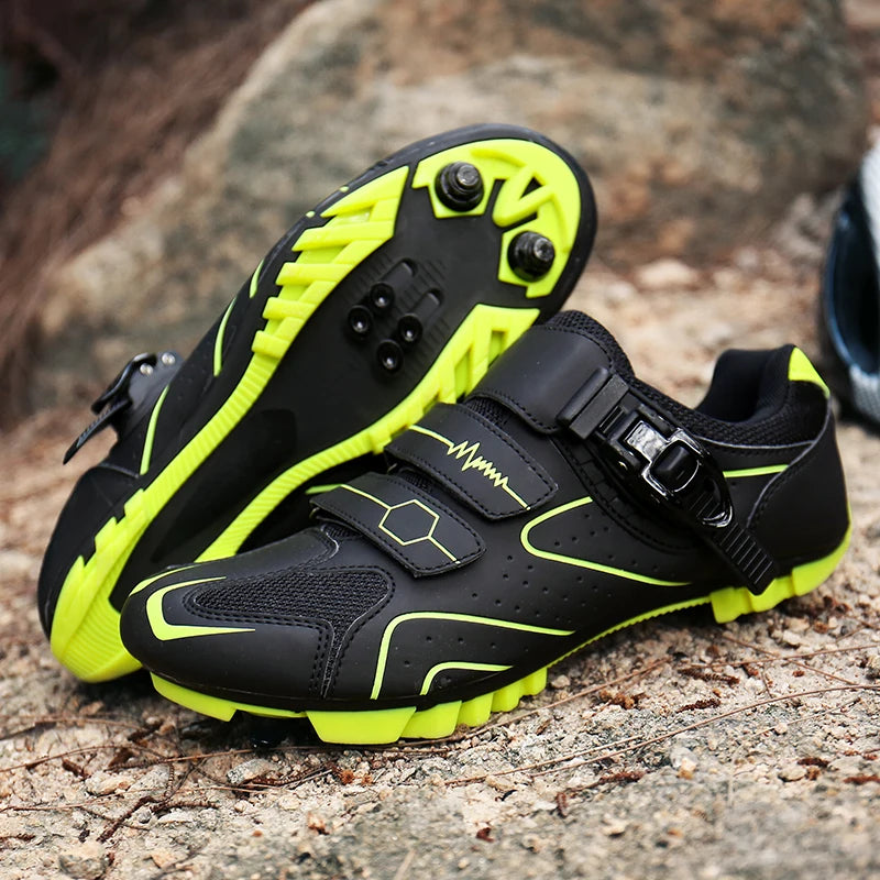 Professionelle selbstsichernde Fahrradschuhe für den Outdoor-Einsatz, MTB-Pedale, Fahrradschuhe, rutschfeste Sneaker, Rennradschuhe, SPD-Cleat-Schuhe