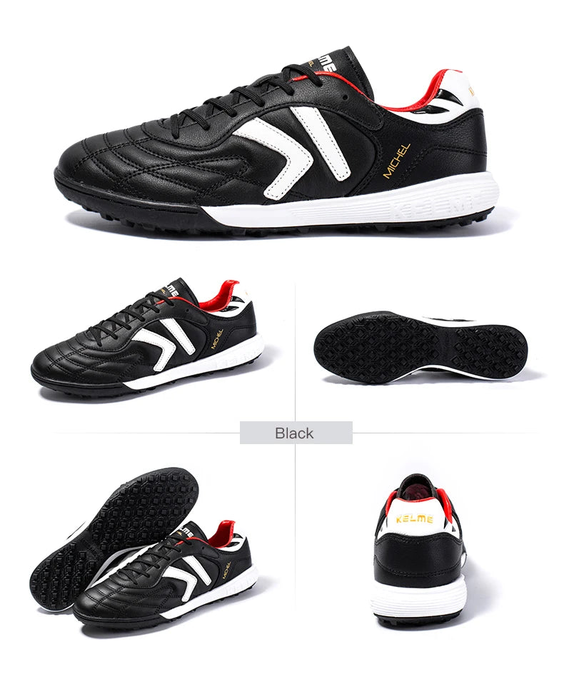Fotbalové kopačky KELME TF, kopačky z telecí kůže, profesionální futsalové kopačky, originální tréninkové tenisky na fotbal ZX80011017