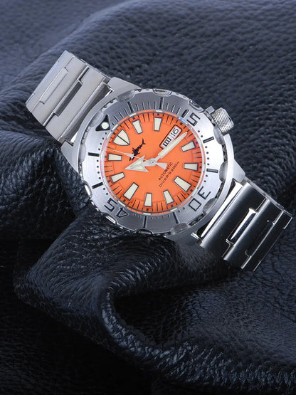 Heimdallr Sharkey Monster V2 Men's Diver Watch 316L Stainless Steel Japan NH36A Movement 200M Waterproof Men Mechanical Watches