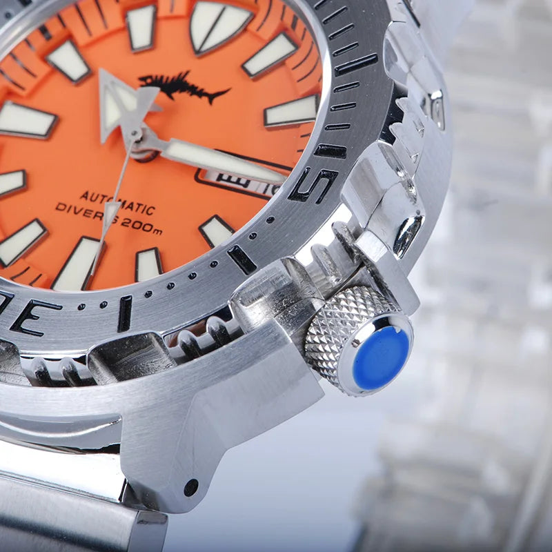 Heimdallr Sharkey Monster V2 Men's Diver Watch 316L Stainless Steel Japan NH36A Movement 200M Waterproof Men Mechanical Watches