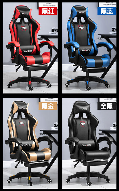 UVR Professional Gaming Computer Chair Ergonomic Office Chair with Footrest, Adjustable Armrest, Swivel Executive Chair for Home Office & Gaming