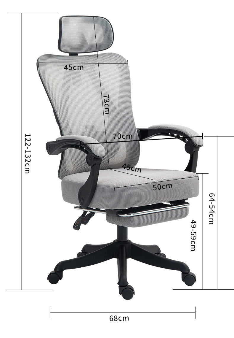 UVR Ergonomic Gaming Computer Chair with Adjustable Height, Swivel Office Chair, Comfortable Armrest Lift Chair for Home & Work