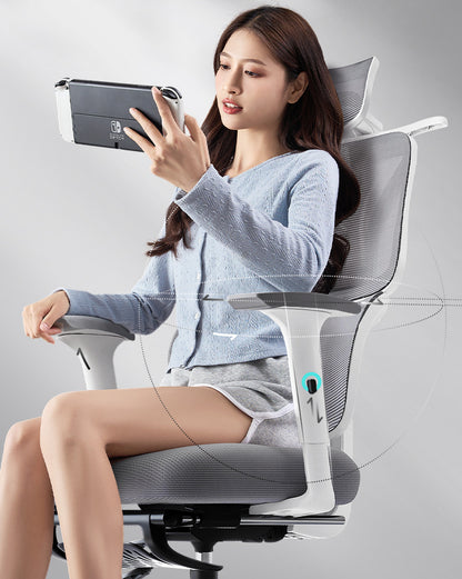 UVR Ergonomic Chair Home Computer Chair Comfortable To Lie Down Gaming Chair Long Periods Office Chair Reclining Chair