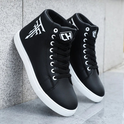 [scarpe da ginnastica] Un paio di scarpe sportive casual da skate ad alta tomaia, comode e adatte ai viaggi e al fitness (disponibili nella taglia L