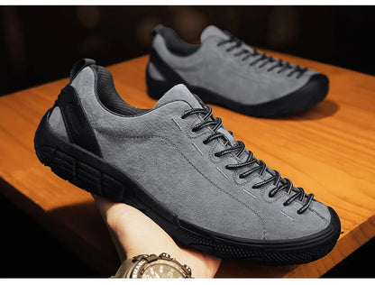 Adidași de trekking pentru bărbați, pantofi de mers pe jos, pantofi de drumeție pentru bărbați cu talpă joasă, pantofi sport antiderapanti pentru activități în aer liber, mărime mare pentru bărbați 47