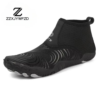 Sapatilhas aquáticas unissexo de cano alto para desporto ao ar livre, caminhada, travessias na água, natação, praia, fitness, mergulho e surf, estilo barefoot