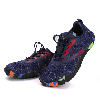 New Children's Aqua Shoes Women Colorful Walking Sports Upstream Wading Sneaker Breathable Mesh Five Fingers Swimming Water Shoe