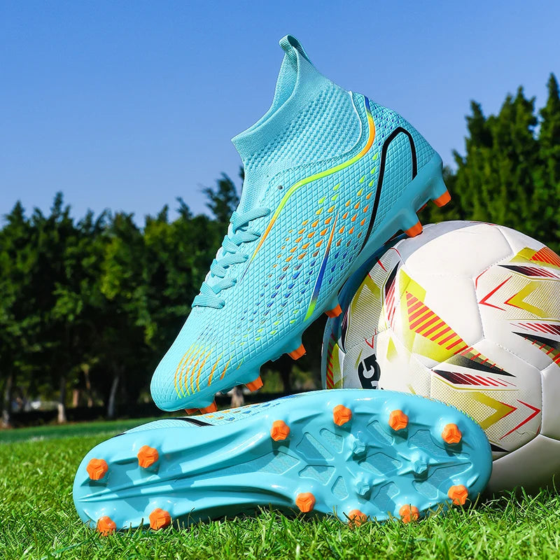 New Men's Soccer Shoes Hot Sale High-quality Futsal Football Boots Unisex Cleats Ultralight Women Professional TF/FG Sneakers