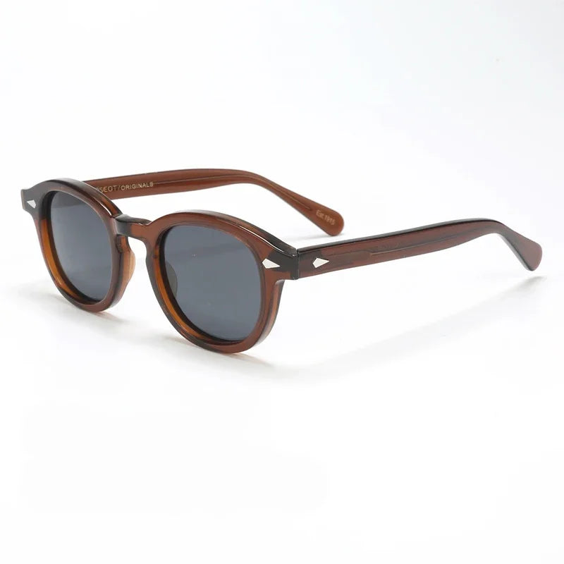 Polarized Sunglasses Men Sun Glasses Woman Johnny Depp Lemtosh Luxury Brand Vintage Acetate Frame Goggles