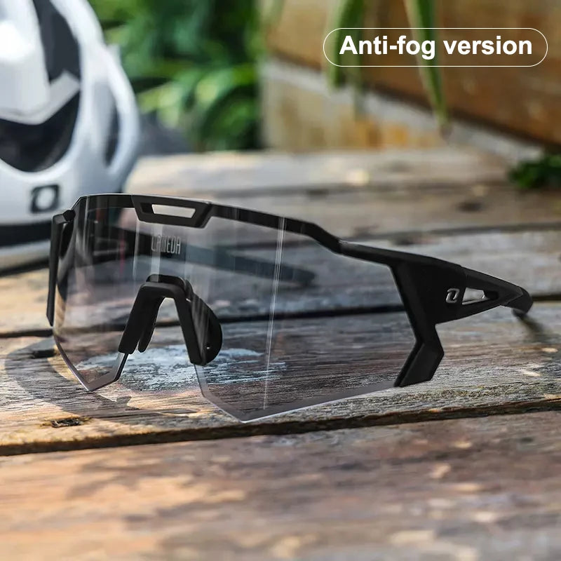LAMEDA gepolariseerde fietsbril voor op de weg, UV400, mountainbike-zonnebril, fietsbril, sportbril, outdoor-zonnebril, heren, dames
