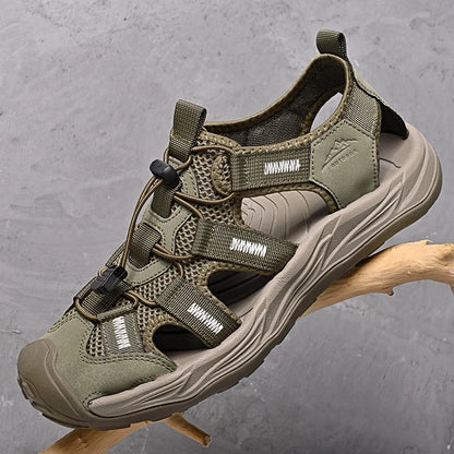 Sandales d'été en cuir pour hommes, chaussures décontractées pour hommes, sandales d'extérieur en cuir pour hommes, chaussures de plage, chaussures romaines pour hommes