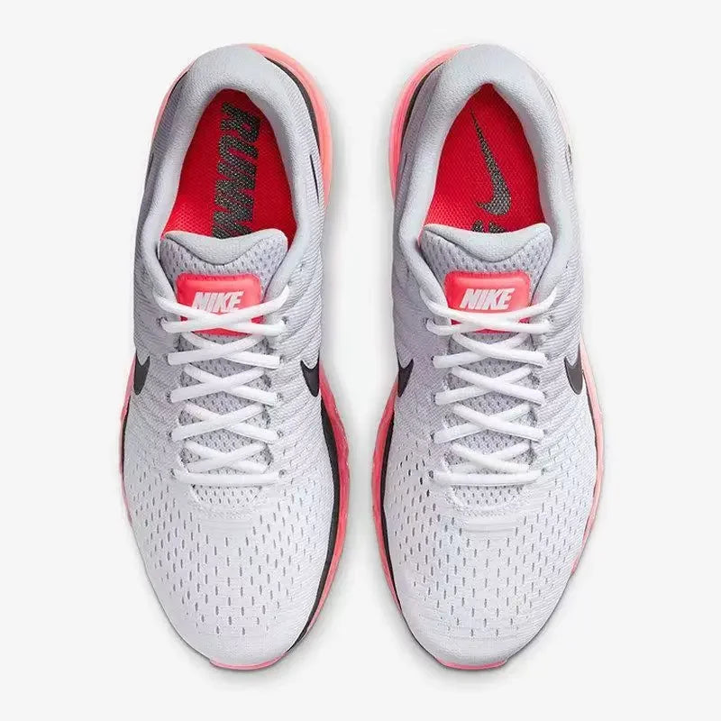Nike Air Max 2017 'WOLF GREY HOT PUNCH' Chaussures de course décontractées basses confortables pour hommes Gris 849559-106